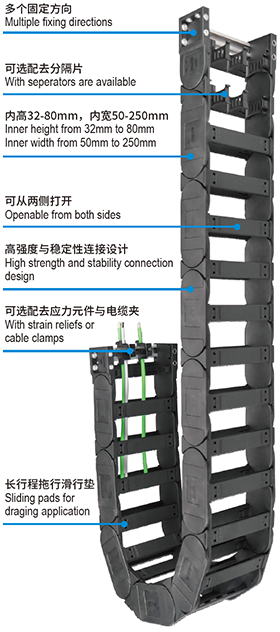 CSB重載型電纜拖鏈